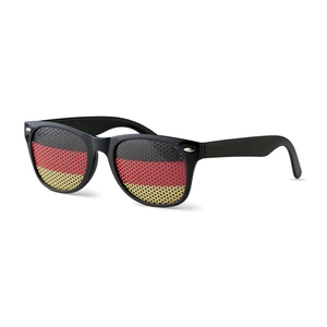 Lunettes de supporter avec drapeau du pays personnalisable