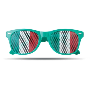 Lunettes de supporter avec drapeau du pays personnalisable