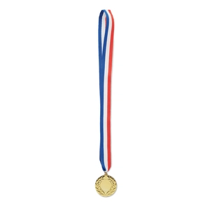 Médaille en fer avec sangle tricolore personnalisable