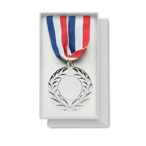 Médaille en fer avec sangle tricolore personnalisable