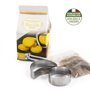 Mini coffret gastronomie biscuits version quadrichromie personnalisable