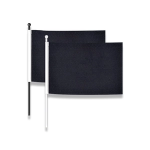 Mini drapeau de supporter en polyester 21x25 cm personnalisable