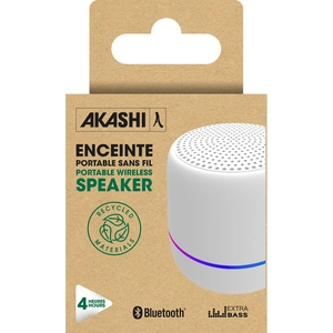 Mini enceinte eco Bluetooth 5w en matière recyclé et recyclable personnalisable