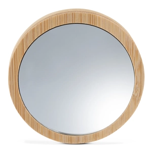 Miroir en bambou - petite taille très pratique personnalisable