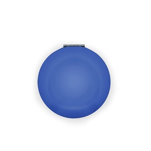 Miroir rond double face en aluminium avec fermeture magnétique personnalisable