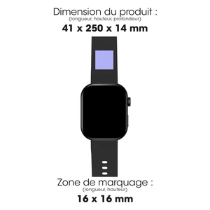 Montre connectée avec appel main libre bluetooth personnalisable