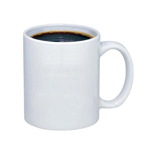 Mug 325 ml blanc brillant en céramique de haute qualité personnalisable