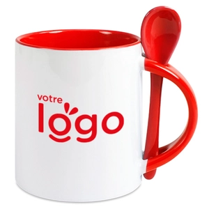 Mug 325 ml blanc et coloré - livraison express 24h-48h personnalisable