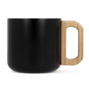 Mug 330ml en céramique et bambou - look design personnalisable