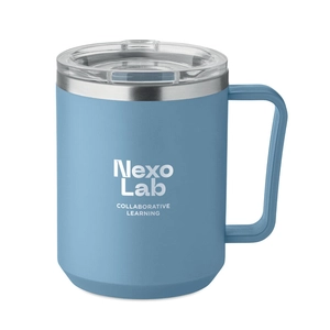 Mug à double paroi avec intérieur en acier inoxydable recyclé personnalisable