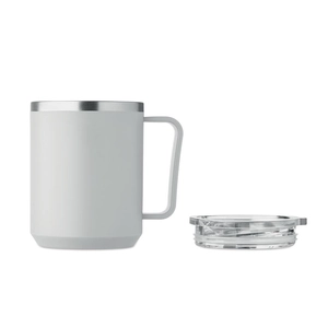 Mug à double paroi avec intérieur en acier inoxydable recyclé personnalisable