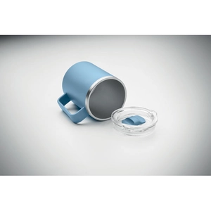 Mug à double paroi avec intérieur en acier inoxydable recyclé personnalisable