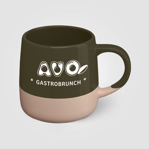 Mug céramique - design à blocs de couleur - 445 ml personnalisable