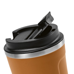 Mug de voyage en acier inox recyclé 490 ml isolation double paroi personnalisable