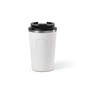 Mug de voyage en acier inox recyclé 490 ml isolation double paroi personnalisable