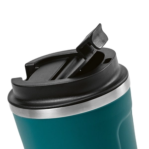 Mug de voyage en acier inox recyclé 490 ml isolation double paroi personnalisable