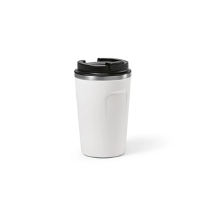 Mug de voyage en acier inox recyclé 490 ml isolation double paroi personnalisable