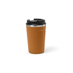 Mug de voyage en acier inox recyclé 490 ml isolation double paroi personnalisable