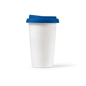 Mug en céramique 300 ml avec couvercle silicone - Tasse de voyage personnalisable