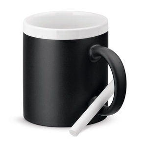 Mug en céramique 350 ml - Tasse CHALKIE avec craie personnalisable