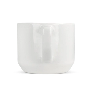 Mug en porcelaine 250ml - poignée compacte et style épuré personnalisable