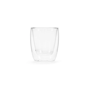 Mug en verre borosilicate 250 ml double paroi - pratique pour ne pas se brûler personnalisable