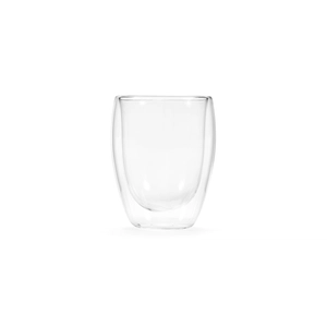 Mug en verre borosilicate 370 ml double paroi - pratique pour ne pas se brûler personnalisable