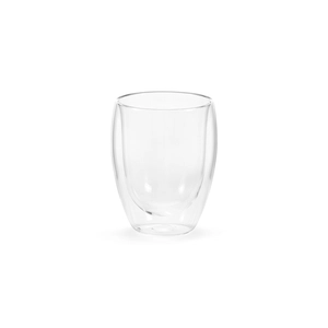 Mug en verre borosilicate 370 ml double paroi - pratique pour ne pas se brûler personnalisable