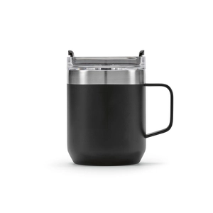 Mug isotherme 440 ml en acier inox recyclé - avec insersion de paille personnalisable