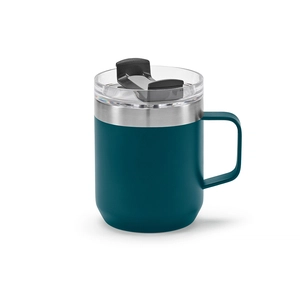 Mug isotherme 440 ml en acier inox recyclé - avec insersion de paille personnalisable