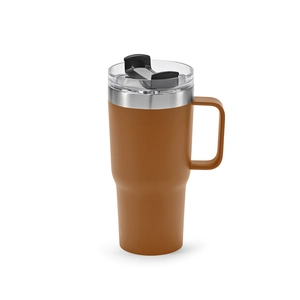 Mug isotherme 580 ml en acier inox recyclé - isolation double paroi personnalisable