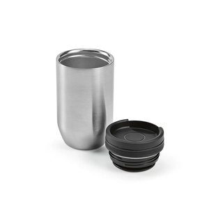 Mug isotherme en acier inox recyclé 430 ml - isolation double paroi personnalisable