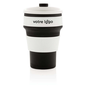 Mug pliable en silicone 350 ml personnalisable