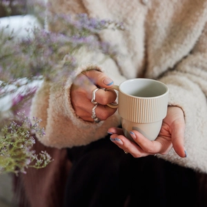 Mug porcelaine empilable - idéal usage quotidien personnalisable