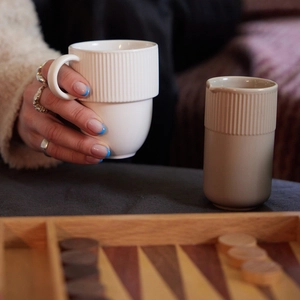 Mug porcelaine empilable - idéal usage quotidien personnalisable