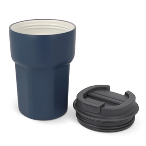 Mug thermos 350 ml en acier inox et céramique personnalisable