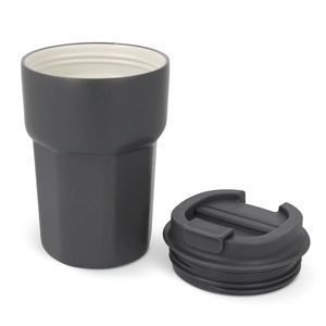 Mug thermos 350 ml en acier inox et céramique personnalisable