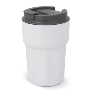 Mug thermos 350 ml en acier inox et céramique personnalisable