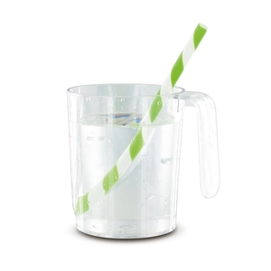 Mug transparent en tritan 350 ml personnalisable