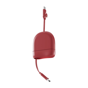 Multicâble ICE-R en plastique recyclé - USB-C personnalisable