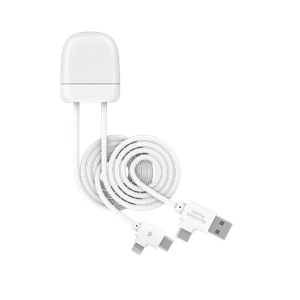 Multicâble ICE-TAG avec transfert de données - Apple & Android personnalisable