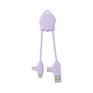 Multicâble OCTOMINI en plastique recyclé - USB-C personnalisable