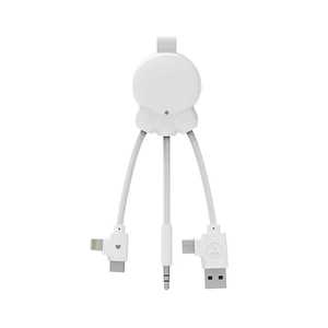 Multicâble XOOPAR OCTOPUS avec fonctionnalité audio personnalisable