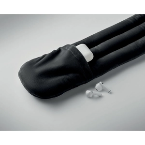 Oreiller de voyage pliable en polyester souple et en mousse personnalisable