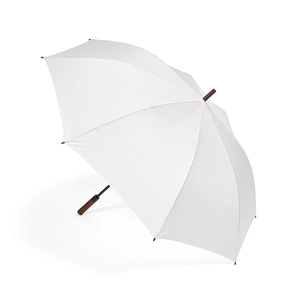 Parapluie de golf 146 cm avec toile en RPET et baleine en fibre de verre - poignée bois personnalisable