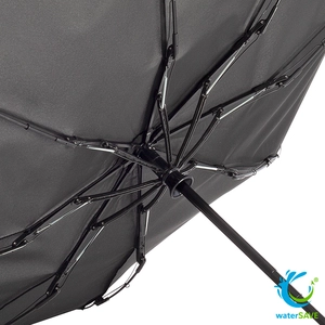 Parapluie de poche 107 cm en PET recyclé - baleinage en fibre de verre personnalisable