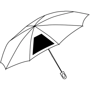 Parapluie de poche avec poignée mousqueton personnalisable