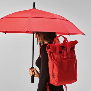 Parapluie Diamètre 100 cm avec armature en fibre de verre résistante aux tempêtes personnalisable