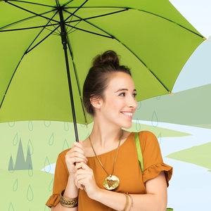 Parapluie standard automatique Okobrella  personnalisable