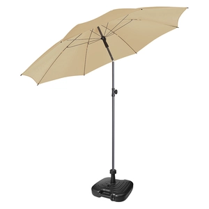 Parasol UPF 50+ 8 panneaux inclinable Diam 200 cm - avec housse personnalisable